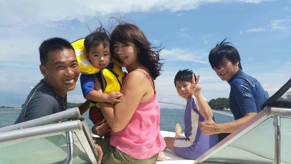 Family day charter around Singapore's southern islands