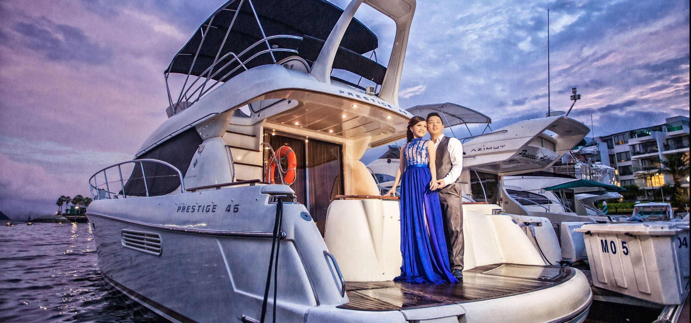 Wedding solemnisation on the water, Singapore